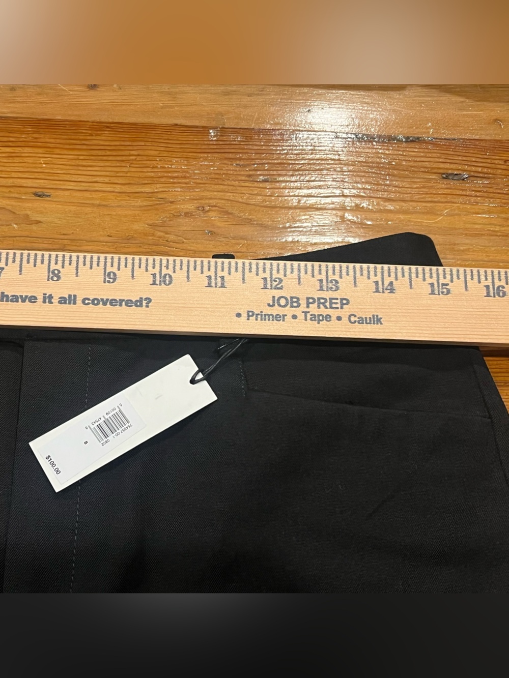 Banana Republic Black Straight Fit Sloan Pants • Size 8 • NWT - Picture 8 of 12